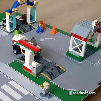Speelmat voor LEGO set 60232 Garage