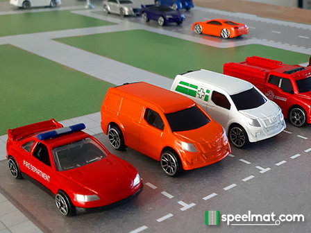 Verkeer speelmat voor HotWheels DieCast