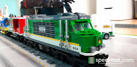 Speelmat voor LEGO 60169  Vrachtterminal