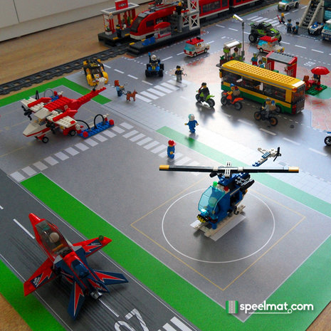 Vermoorden Vermelding ongeluk Spielmatte für LEGO City (mit Flughafen) - Spielmatte
